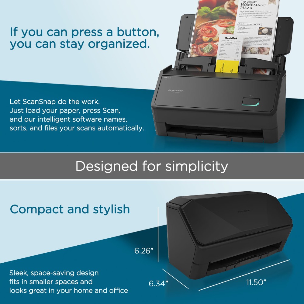 ScanSnap® iX2400 - One Touch Button Scanner
