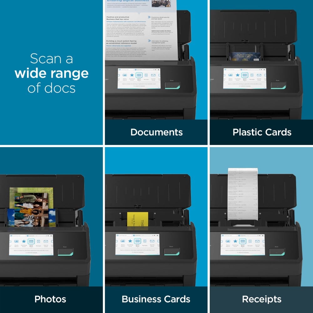 ScanSnap® iX2500 - Touch Screen Document Scanner
